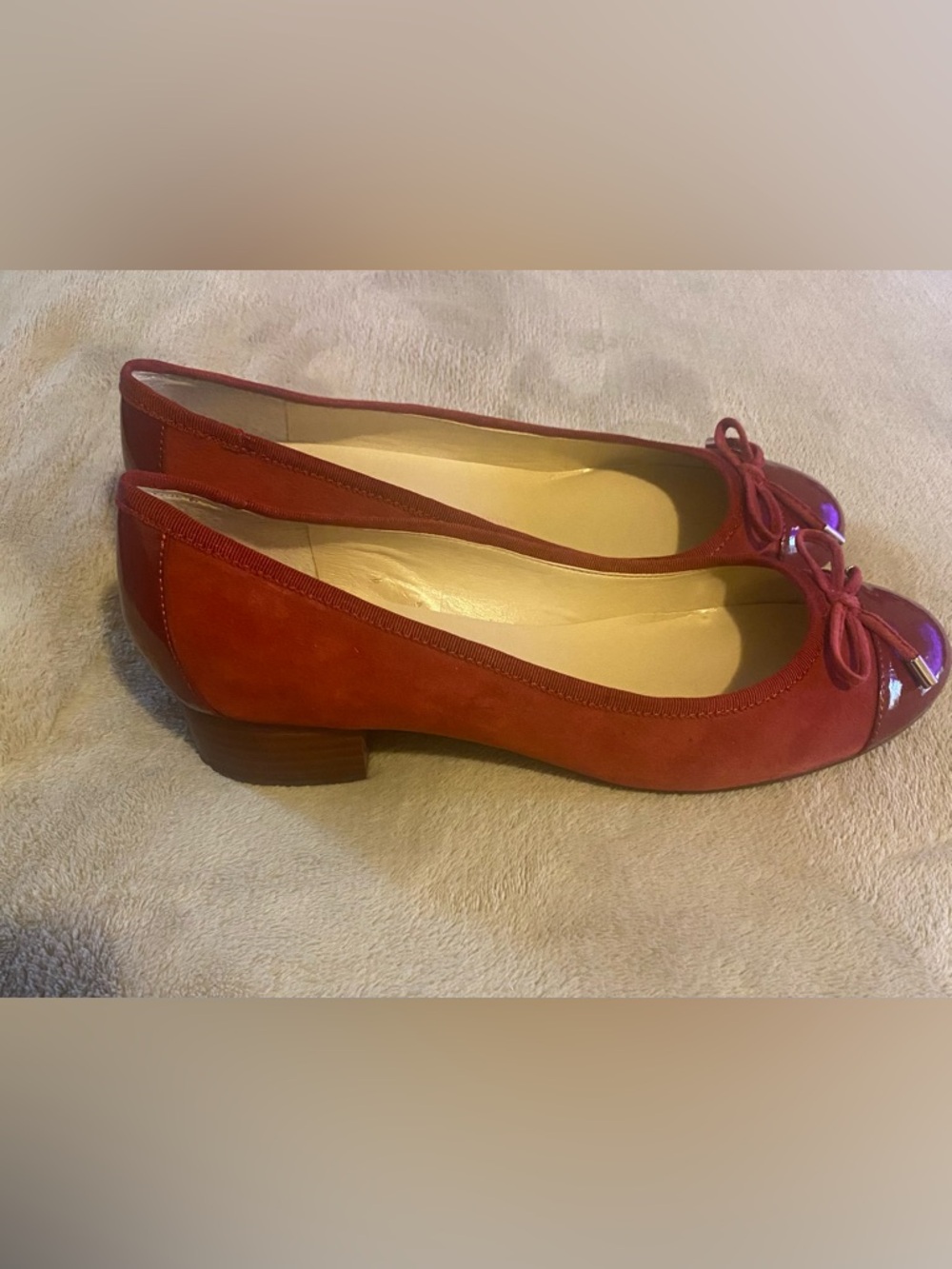 ISACC MIZRAH LIVE! Scarlet Red Suede shoes